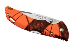 Buck Bantam BLW, Mossy Oak, Blaze Orange Camo 0285CMS9, Couteau De Poche -Spyder Couteau Magasin BUCK0285CMS9 06 buck