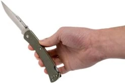 Buck 110 Slim Knife Pro Green Micarta 0110ODS4 Couteau De Poche -Spyder Couteau Magasin BUCK110ODS4 08 buck