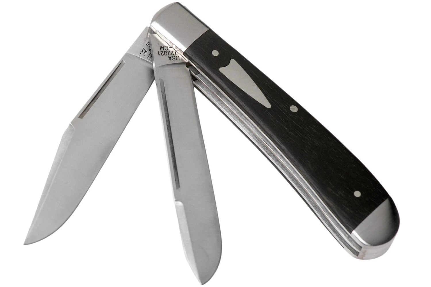 Case HT Trapper, Ebony Wood, 154CM, Smooth, 10773, TB722021 Couteau De Poche, Tony Bose Design 3 Case HT Trapper, Ebony Wood, 154CM, Smooth, 10773, TB722021 Couteau De Poche, Tony Bose Design