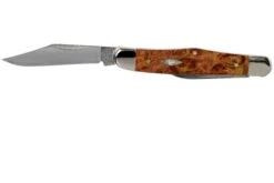 Case Half Whittler Autumn Maple Burl Wood, 11543, 7208 SS Couteau De Poche -Spyder Couteau Magasin CE11543 03 case