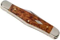 Case Half Whittler Autumn Maple Burl Wood, 11543, 7208 SS Couteau De Poche -Spyder Couteau Magasin CE11543 04 case