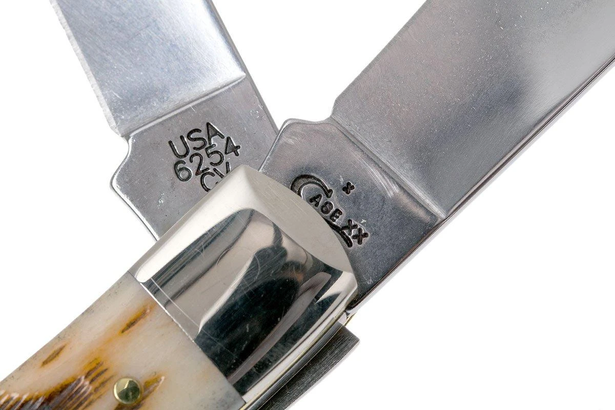 Case Trapper Amber Jigged Bone, 00163, 6254 CV Couteau De Poche 8 Case Trapper Amber Jigged Bone, 00163, 6254 CV Couteau De Poche – Image 6