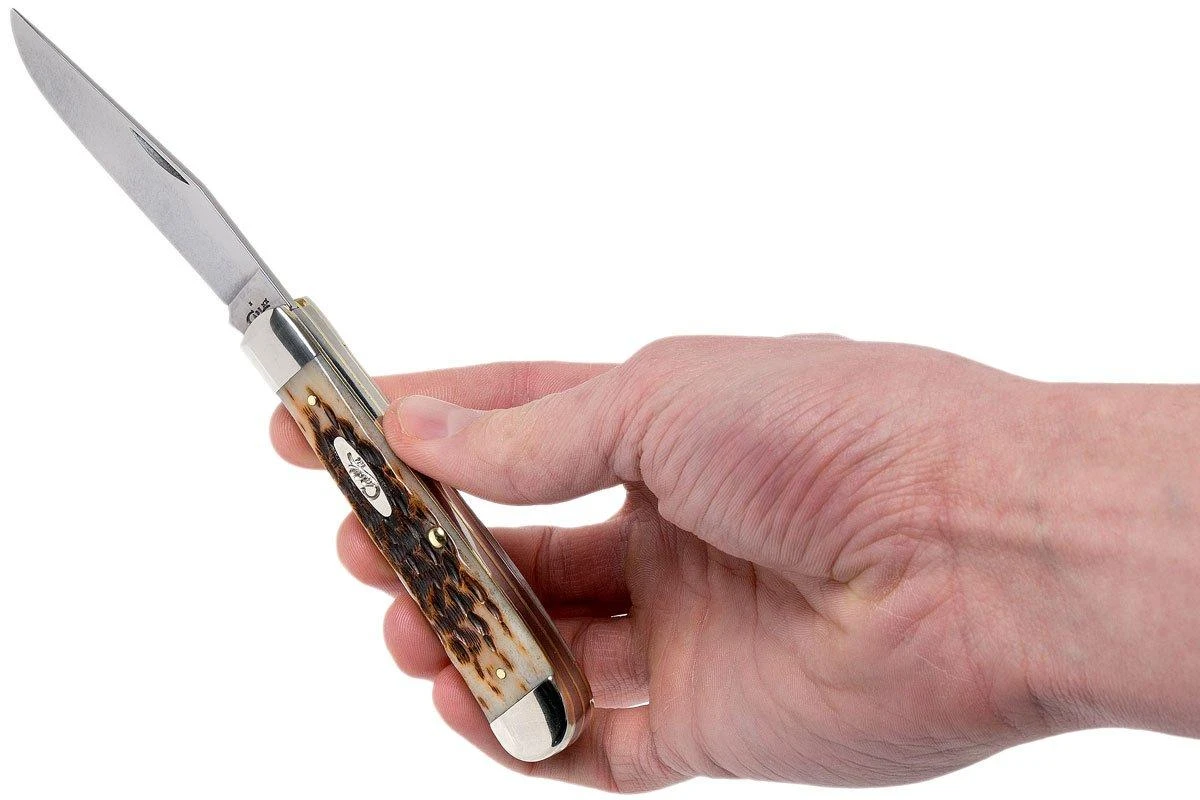 Case Trapper Amber Jigged Bone, 00163, 6254 CV Couteau De Poche 11 Case Trapper Amber Jigged Bone, 00163, 6254 CV Couteau De Poche – Image 9