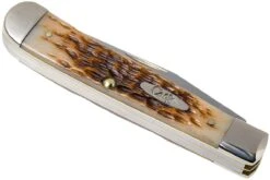 Case Trapper Amber Jigged Bone, 00164, 6254 SS Couteau De Poche 15 Case Trapper Amber Jigged Bone, 00164, 6254 SS Couteau De Poche -Spyder Couteau Magasin CE164 05 case ce164 05