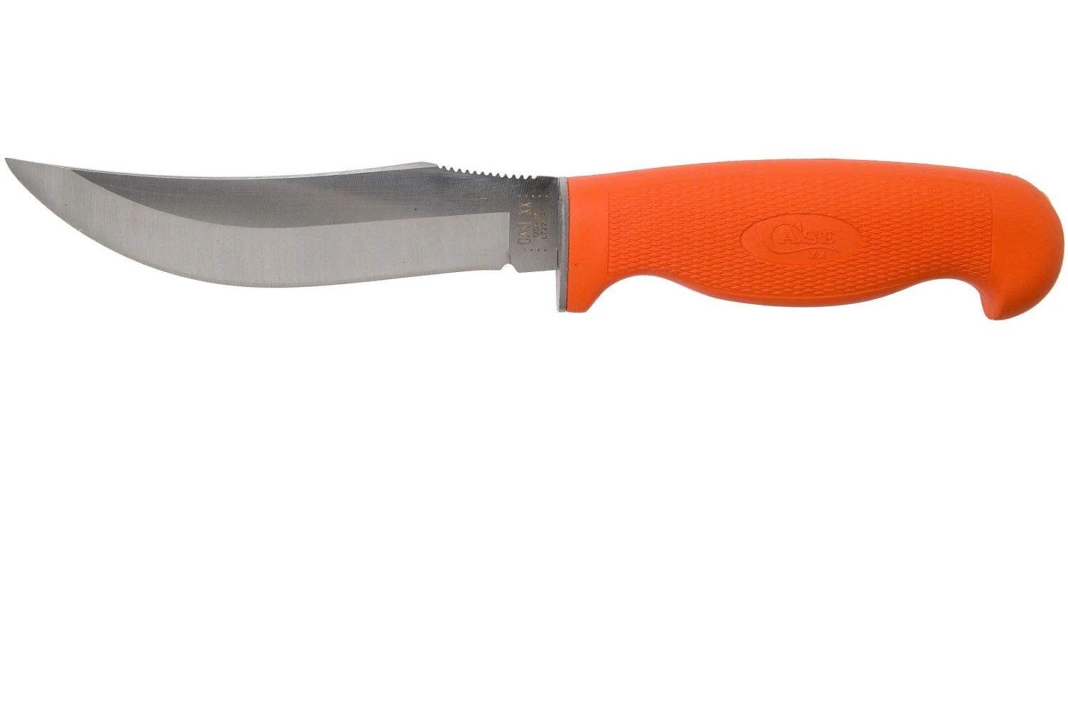 Case Utility Skinner, Orange Hunters, Textured Synthetic, 18502, LT223-5 SS Couteau Fixe 3 Case Utility Skinner, Orange Hunters, Textured Synthetic, 18502, LT223-5 SS Couteau Fixe