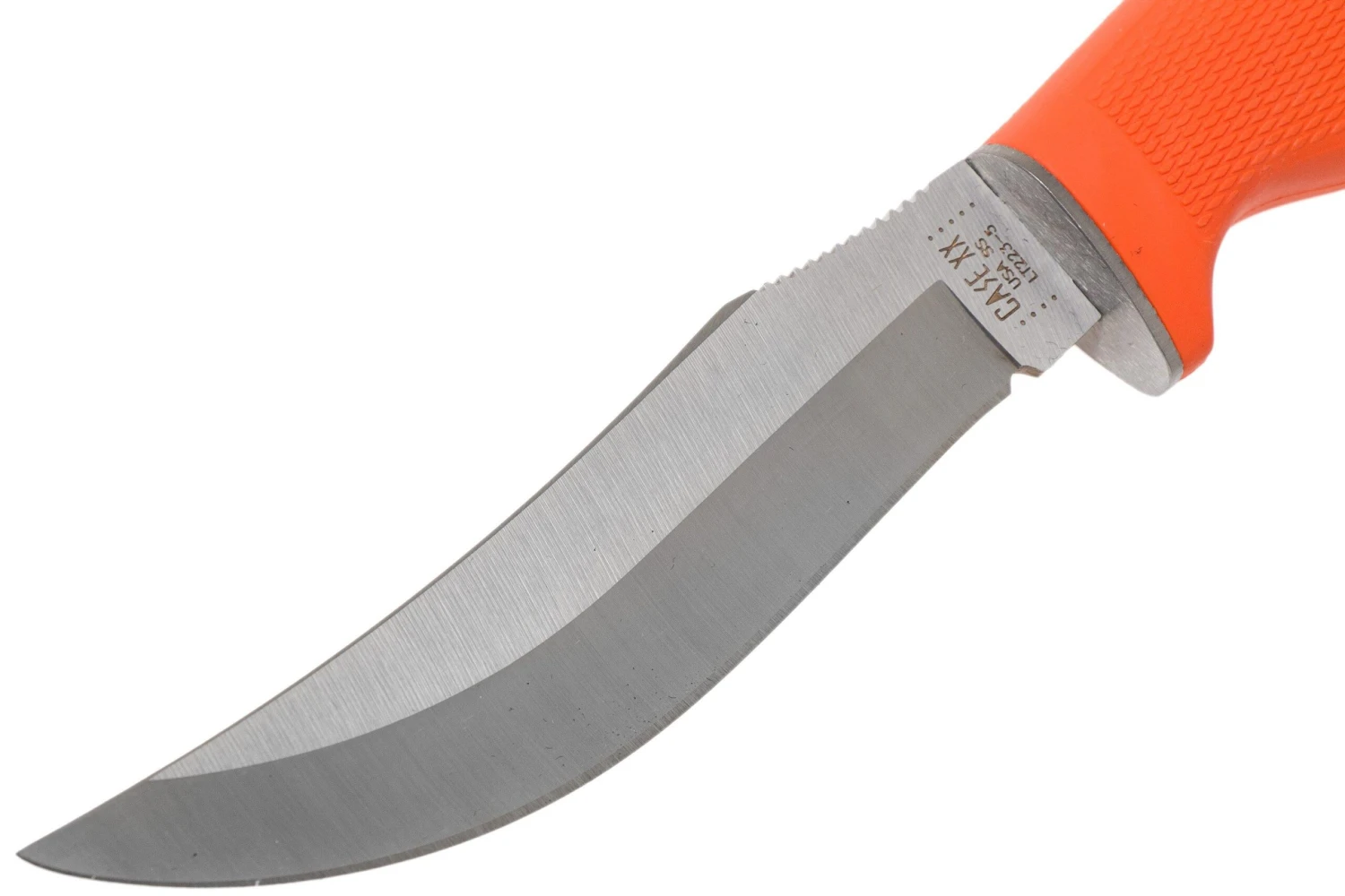 Case Utility Skinner, Orange Hunters, Textured Synthetic, 18502, LT223-5 SS Couteau Fixe 5 Case Utility Skinner, Orange Hunters, Textured Synthetic, 18502, LT223-5 SS Couteau Fixe â Image 3