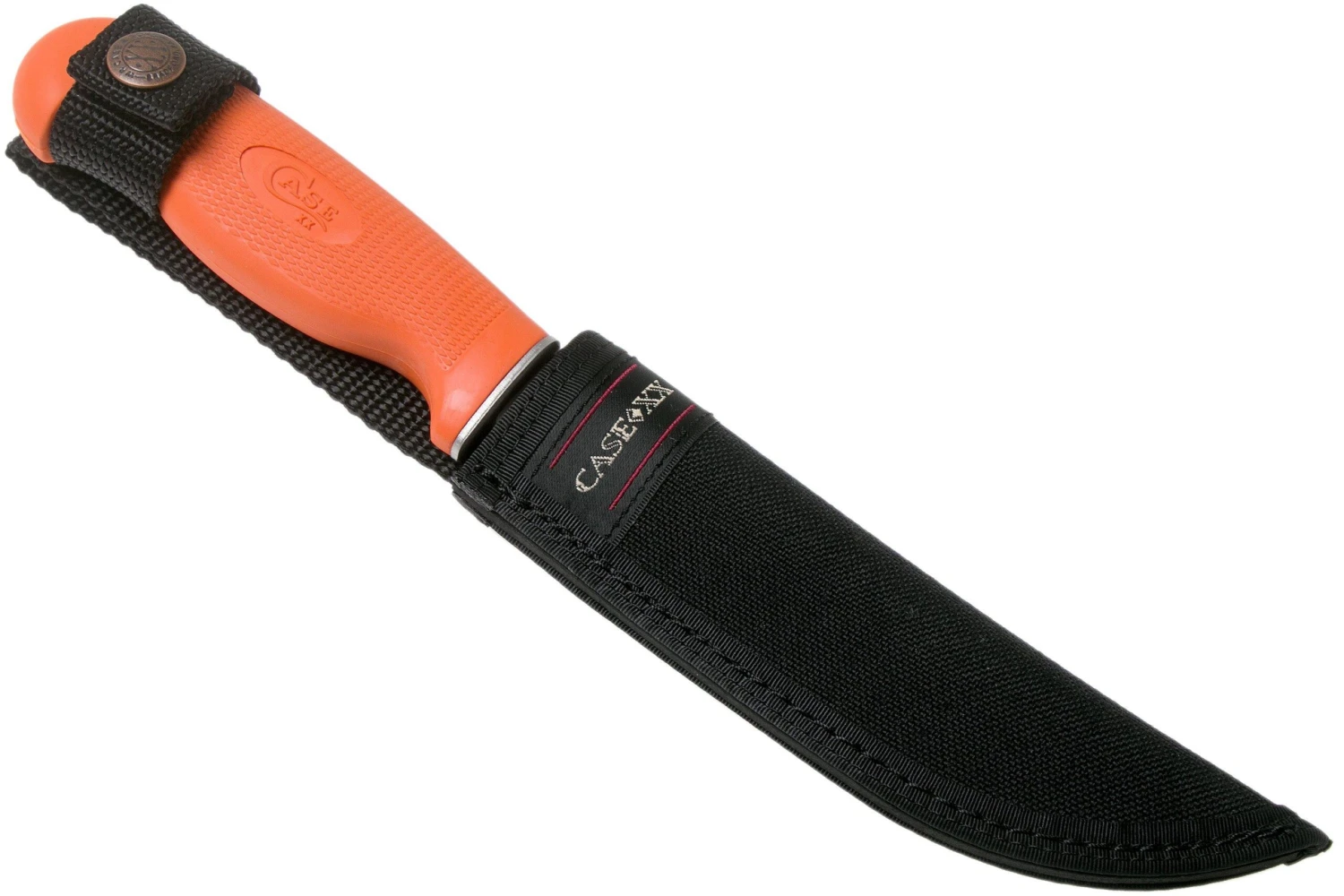 Case Utility Skinner, Orange Hunters, Textured Synthetic, 18502, LT223-5 SS Couteau Fixe 8 Case Utility Skinner, Orange Hunters, Textured Synthetic, 18502, LT223-5 SS Couteau Fixe â Image 6