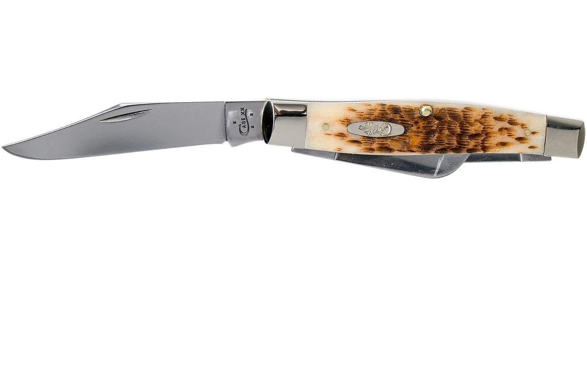 Case Large Stockman Amber Jigged Bone, 00204, 6375 CV Couteau De Poche 5 Case Large Stockman Amber Jigged Bone, 00204, 6375 CV Couteau De Poche â Image 3