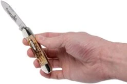 Case Canoe Amber Jigged Bone, 00263, 62131 CV Couteau De Poche -Spyder Couteau Magasin CE263 10 case ce263 10