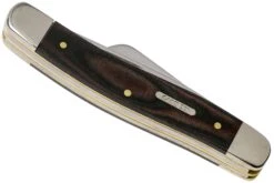 Case Medium Stockman Red & Black Micarta, Smooth, 27853, 10318 SS Couteau De Poche -Spyder Couteau Magasin CE27853 04 case