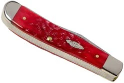 Case Mini Trapper Dark Red Bone, Peach Seed Jig, 31952, 6207 CV Couteau De Poche -Spyder Couteau Magasin CE31952 04 case