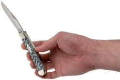 Case Medium Trapper White & Black Carbon Fiber-G10 Weave Smooth, 38920, 10254 SS Couteau De Poche 11 Case Medium Trapper White & Black Carbon Fiber-G10 Weave Smooth, 38920, 10254 SS Couteau De Poche -Spyder Couteau Magasin CE38920 05 case