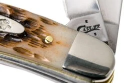 Case Medium Stockman Amber Jigged Bone, 00042, 6318 SS Couteau De Poche 17 Case Medium Stockman Amber Jigged Bone, 00042, 6318 SS Couteau De Poche -Spyder Couteau Magasin CE42 06 case ce42 06
