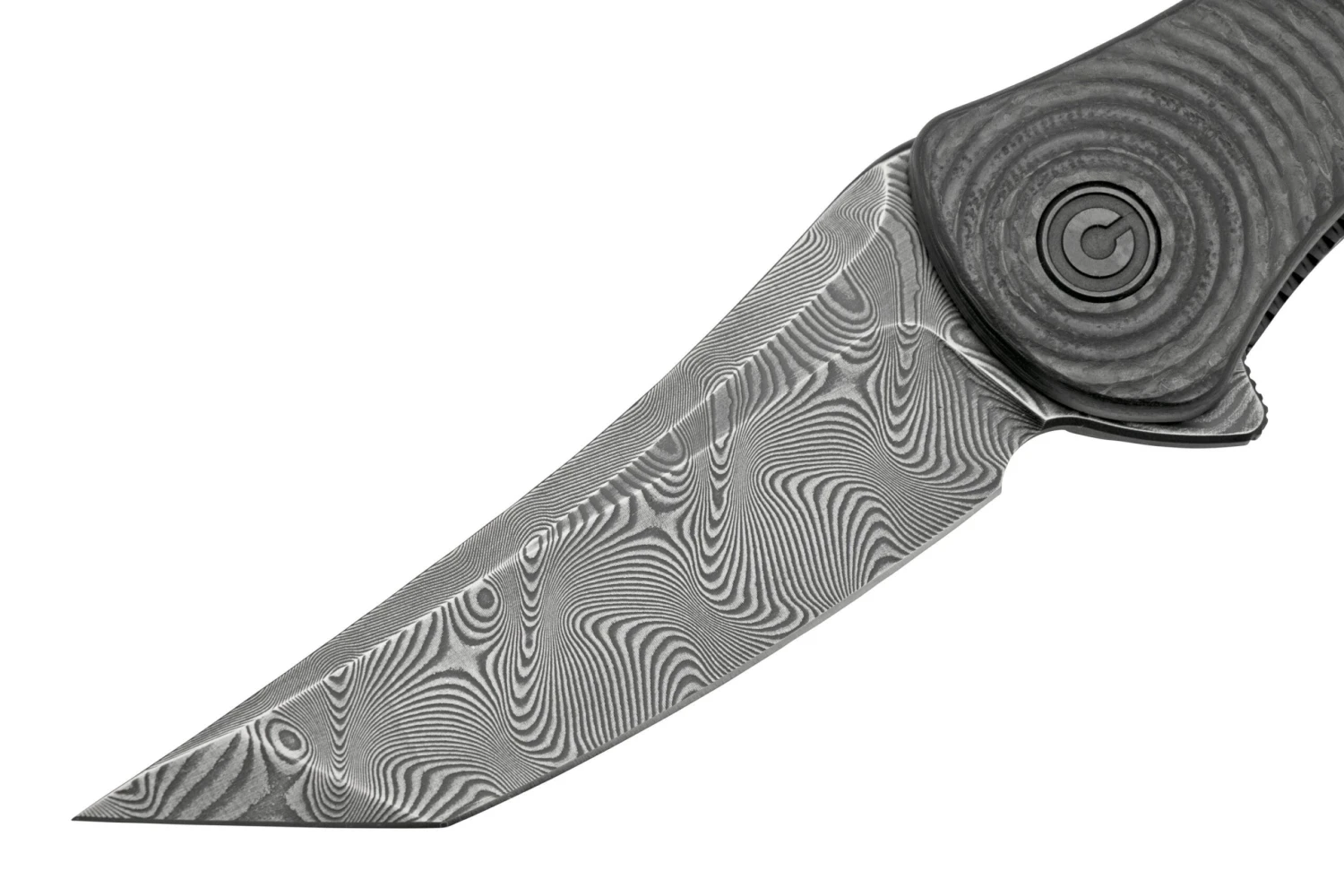 Civivi Synergy 3 Tanto C20075B-DS1 Damascus, Black G10, Carbonfiber Couteau De Poche, Design Jim O'Young 5 Civivi Synergy 3 Tanto C20075B-DS1 Damascus, Black G10, Carbonfiber Couteau De Poche, Design Jim O'Young – Image 3