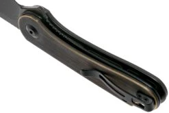 Civivi Elementum Tanto C907T-A Black, Hand Rubbed Brass Couteau De Poche -Spyder Couteau Magasin CIC907T A 05 civivi