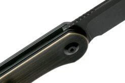 Civivi Elementum Tanto C907T-A Black, Hand Rubbed Brass Couteau De Poche -Spyder Couteau Magasin CIC907T A 06 civivi