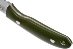 Casström Safari Olive G10 Couteau De Chasse 10607 Leather Sheath, Alan Wood Design -Spyder Couteau Magasin CM10607 04 casstrom