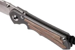 Chris Reeve Inkosi Small Natural Micarta Inlays Insingo Couteau, Droitier -Spyder Couteau Magasin CRINKS IN MI N 07 chris reeve crinks in mi n 07