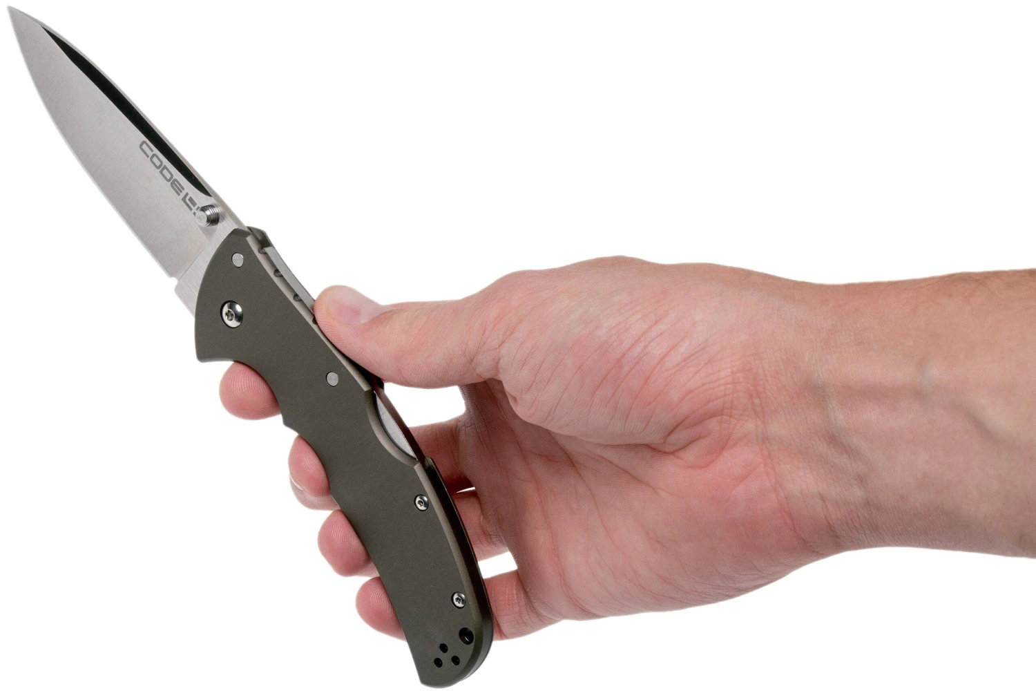 Cold Steel Code 4 Spear Point 58PS CPM S35VN Plain Edge, Couteau De Poche 10 Cold Steel Code 4 Spear Point 58PS CPM S35VN Plain Edge, Couteau De Poche – Image 8