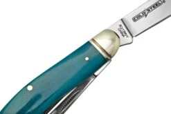 Cold Steel Gentleman's Stockman FL-GSTKM-B, Blue Bone, Couteau De Poche -Spyder Couteau Magasin CSFLGSTKMB 05 coldsteel
