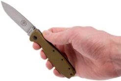 ESEE Knives Zancudo D2 Coyote Brown-Stonewashed, BRKR2CB Couteau De Poche -Spyder Couteau Magasin EE ZANCUDO CB SW D2 08 esee knives zancudo ee zancudo cb sw d2 08