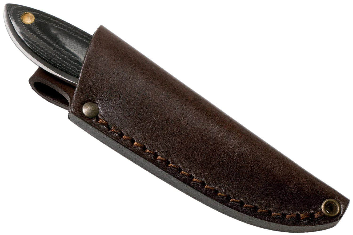 Brisa Bobtail 80, 035-L Flat Black Micarta, Couteau De Cou 8 Brisa Bobtail 80, 035-L Flat Black Micarta, Couteau De Cou – Image 6