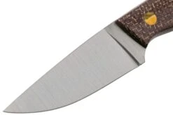 Brisa Bobtail 80, 036-L Flat Bison Micarta, Couteau De Chasse -Spyder Couteau Magasin ENZ 036 L 03 enzo brisa