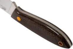 Brisa Bobtail 80, 036-L Flat Bison Micarta, Couteau De Chasse -Spyder Couteau Magasin ENZ 036 L 04 enzo brisa