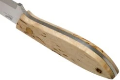 Brisa Bobtail 80 Curly Birch Handle, 12C27 Scandi, étui En Cuir 9949 -Spyder Couteau Magasin ENZ 9949 04 enzo brisa v202010