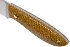 Brisa Bobtail 80 Mustard Micarta Handle, 12C27, Multicarry Sheath 9951 -Spyder Couteau Magasin ENZ 9951 05 enzo knives
