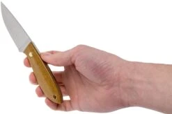Brisa Bobtail 80 Mustard Micarta Handle, 12C27, Multicarry Sheath 9951 -Spyder Couteau Magasin ENZ 9951 06 enzo knives
