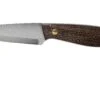 Brisa Bobtail 80 Bison Micarta Handle, 12C27 Scandi, étui En Cuir 9955 -Spyder Couteau Magasin ENZ 9955 01 enzo knives
