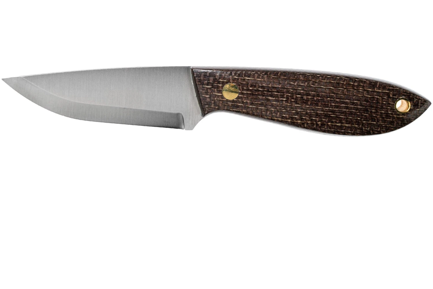 Brisa Bobtail 80 Bison Micarta Handle, 12C27 Scandi, étui En Cuir 9955 3 Brisa Bobtail 80 Bison Micarta Handle, 12C27 Scandi, étui En Cuir 9955