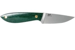 Brisa Bobtail 80 Green Micarta Handle, 12C27, Multicarry Sheath 9957 -Spyder Couteau Magasin ENZ 9957 02 enzo knives