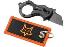 Fox Mini-TA FX-536B Black, Couteau De Poche Porte-clés -Spyder Couteau Magasin FOFX 536B 02 fox knives