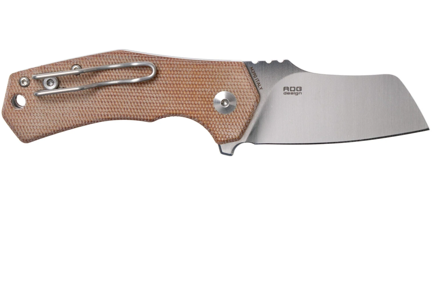 Fox Knives Italicus FX-540NA Natural Micarta Couteau De Poche, Antonio Di Gennaro Design 4 Fox Knives Italicus FX-540NA Natural Micarta Couteau De Poche, Antonio Di Gennaro Design – Image 2