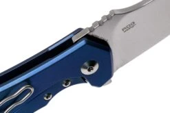 Fox Knives Italicus FX-540TIBL Blue Titanium Couteau De Poche, Antonio Di Gennaro Design -Spyder Couteau Magasin FOFX 540TIBL 06 fox knives