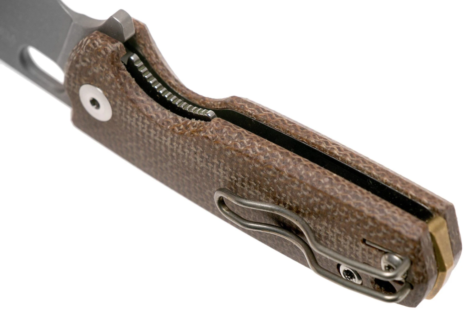 Fox Baby Core FX-608MC Natural Canvas Micarta Couteau De Poche, Jesper Voxnaes Design 7 Fox Baby Core FX-608MC Natural Canvas Micarta Couteau De Poche, Jesper Voxnaes Design – Image 5