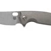 Fox Baby Core FX-608TI Stonewashed Titanium Couteau De Poche, Jesper Voxnaes Design -Spyder Couteau Magasin FOFX 608TI 01 fox knives