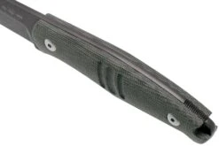 GiantMouse GMF2-P-G Green Canvas Micarta, PVD, Couteau Fixe, Ansø En Voxnaes Design -Spyder Couteau Magasin GMGMF2 P G 05 giantmouse