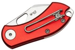 GiantMouse ACE Nibbler Red Aluminum, N690 Couteau De Poche, Ansø Et Voxnaes Design -Spyder Couteau Magasin GMNIBBLER ALU RED 04 giantmouse