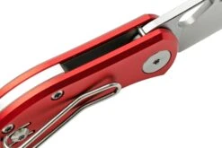 GiantMouse ACE Nibbler Red Aluminum, N690 Couteau De Poche, Ansø Et Voxnaes Design -Spyder Couteau Magasin GMNIBBLER ALU RED 06 giantmouse