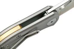 GiantMouse ACE Nibbler Titanium, 20CV Couteau De Poche, Ansø Et Voxnaes Design -Spyder Couteau Magasin GMNIBBLER TITANIUM 06 giantmouse