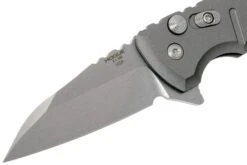 Hogue X1 Microflip Grey Wharncliffe Couteau De Poche 24162, Allen Elishewitz Design -Spyder Couteau Magasin HK24162 03 hogue