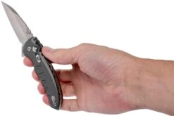 Hogue X1 Microflip Grey Wharncliffe Couteau De Poche 24162, Allen Elishewitz Design -Spyder Couteau Magasin HK24162 08 hogue