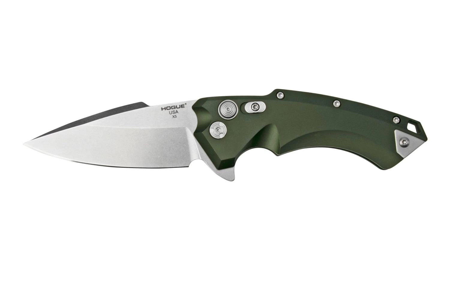 Hogue X5 3.5" Spearpoint 34571 OD Green Couteau De Poche, Allen Elishewitz Design 3 Hogue X5 3.5" Spearpoint 34571 OD Green Couteau De Poche, Allen Elishewitz Design