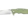 Rick Hinderer Eklipse 3.5” Spearpoint S45VN, Stonewash, Translucent Green G10, Couteau De Poche