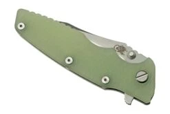 Rick Hinderer Eklipse 3.5” Spearpoint S45VN, Stonewash, Translucent Green G10, Couteau De Poche 13 Rick Hinderer Eklipse 3.5” Spearpoint S45VN, Stonewash, Translucent Green G10, Couteau De Poche -Spyder Couteau Magasin HRK EK 35 SP SW TG 06 rickhinderer