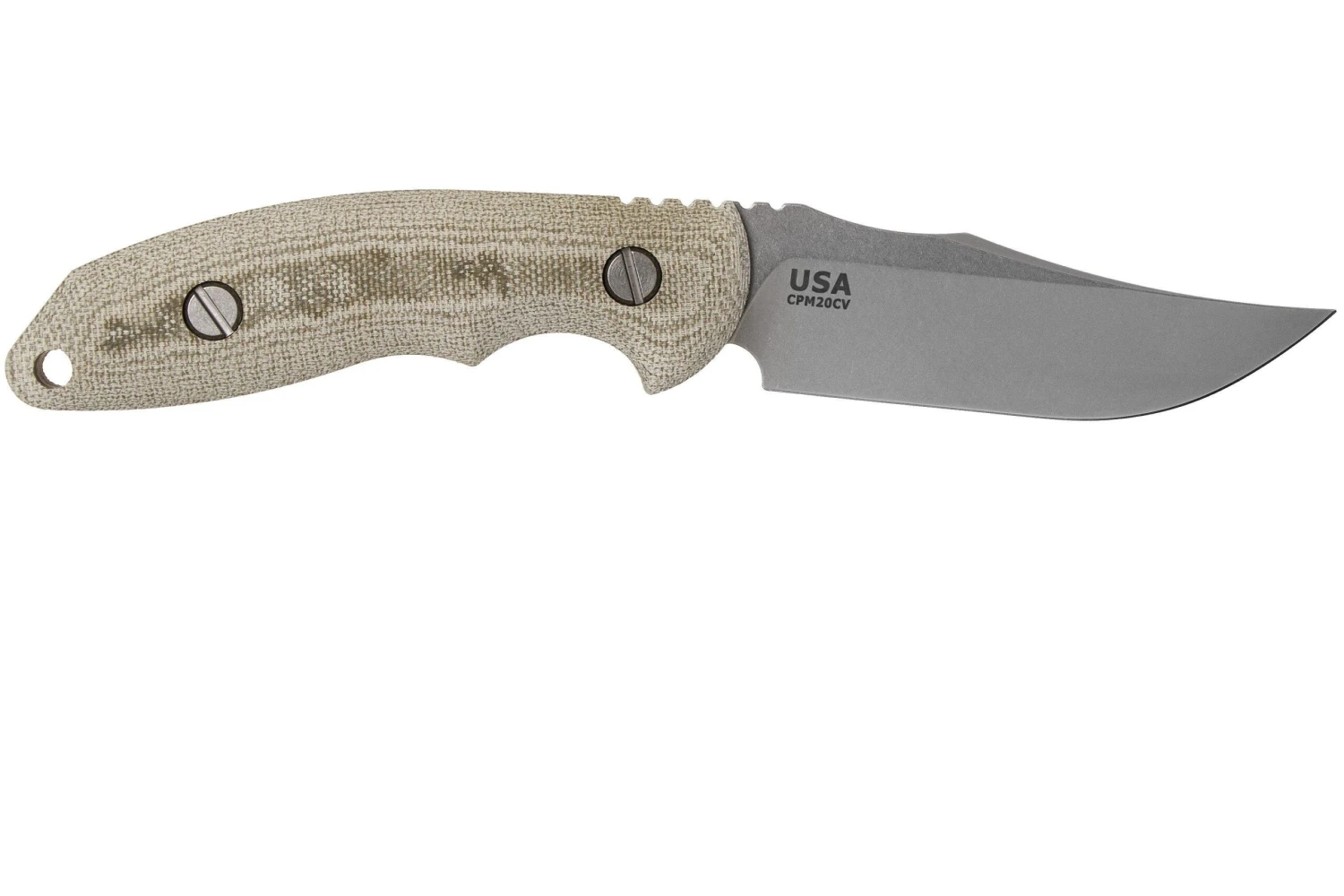 Rick Hinderer The Emmett, CPM 20CV, Green Micarta Couteau De Chasse 4 Rick Hinderer The Emmett, CPM 20CV, Green Micarta Couteau De Chasse â Image 2