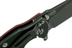 Rick Hinderer Jurassic Slicer Battle Black, Red G10 CPM 20CV Couteau De Poche -Spyder Couteau Magasin HRK JU SL BBL RD 06 rick hinderer knives